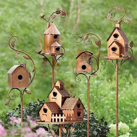 metal plant stands bird house|Metal Plant Stand With Bird .